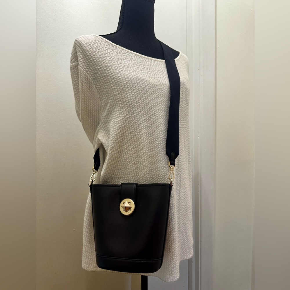 Kate Spade New York Audrey Mini Bucket Bag in Black